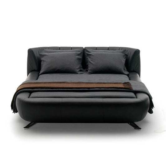 Divani di lusso costosi personalizzati in blu con materiali di prima qualità