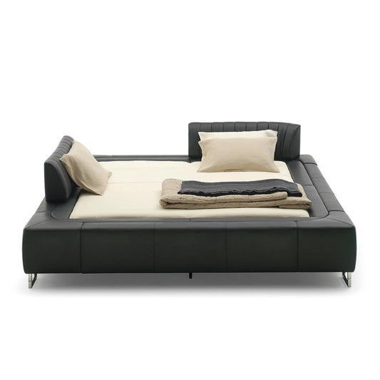 Divani di lusso costosi personalizzati in blu con materiali di prima qualità