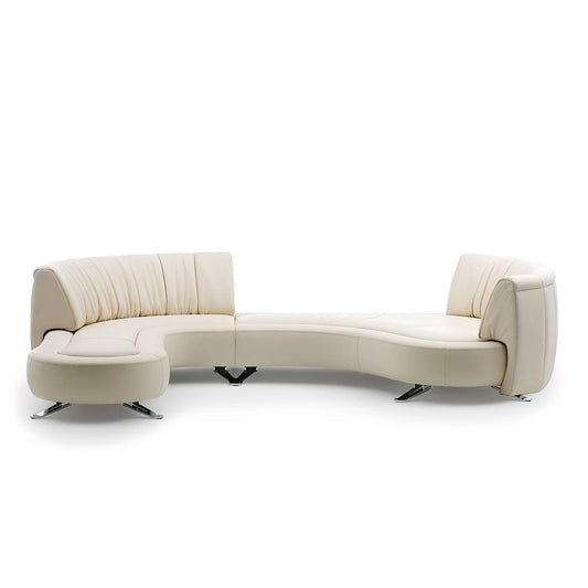 Divani di lusso costosi personalizzati in blu con materiali di prima qualità