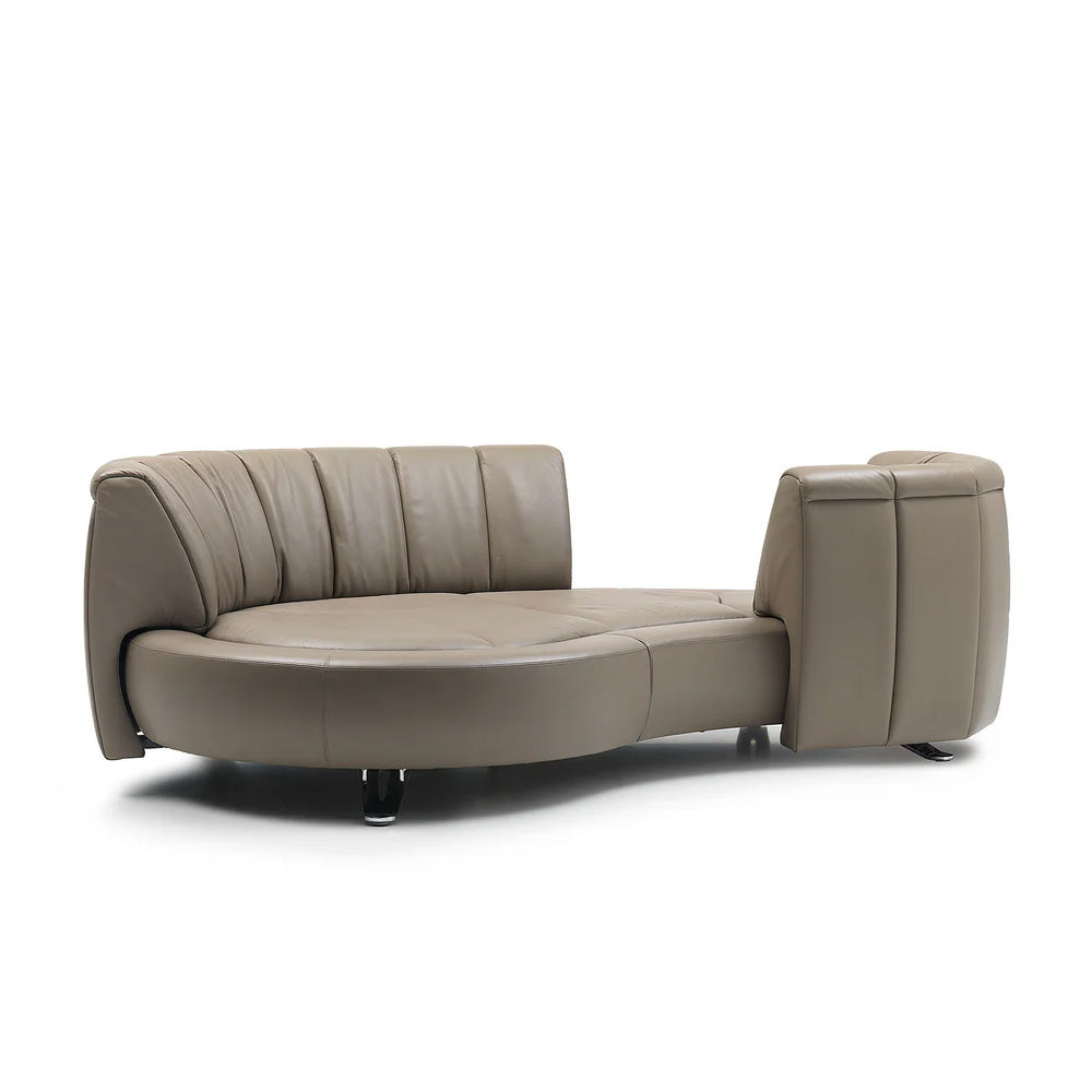 de Sede DS-164/30 Slide Luxury 3-Seater Sofa Right with 360° Adjustable Backrests