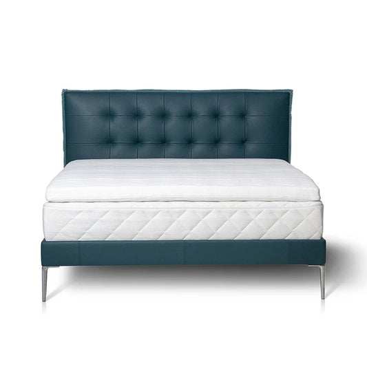 Divani di lusso costosi personalizzati in blu con materiali di prima qualità