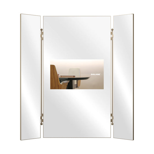  Luxury Mirror Folding Screen Mirrored Room Divider Screen in Italian Style