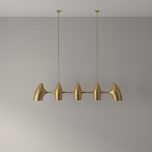 Custom Luxury Chandelier Light Golden Premium Lamps for Villa Residence