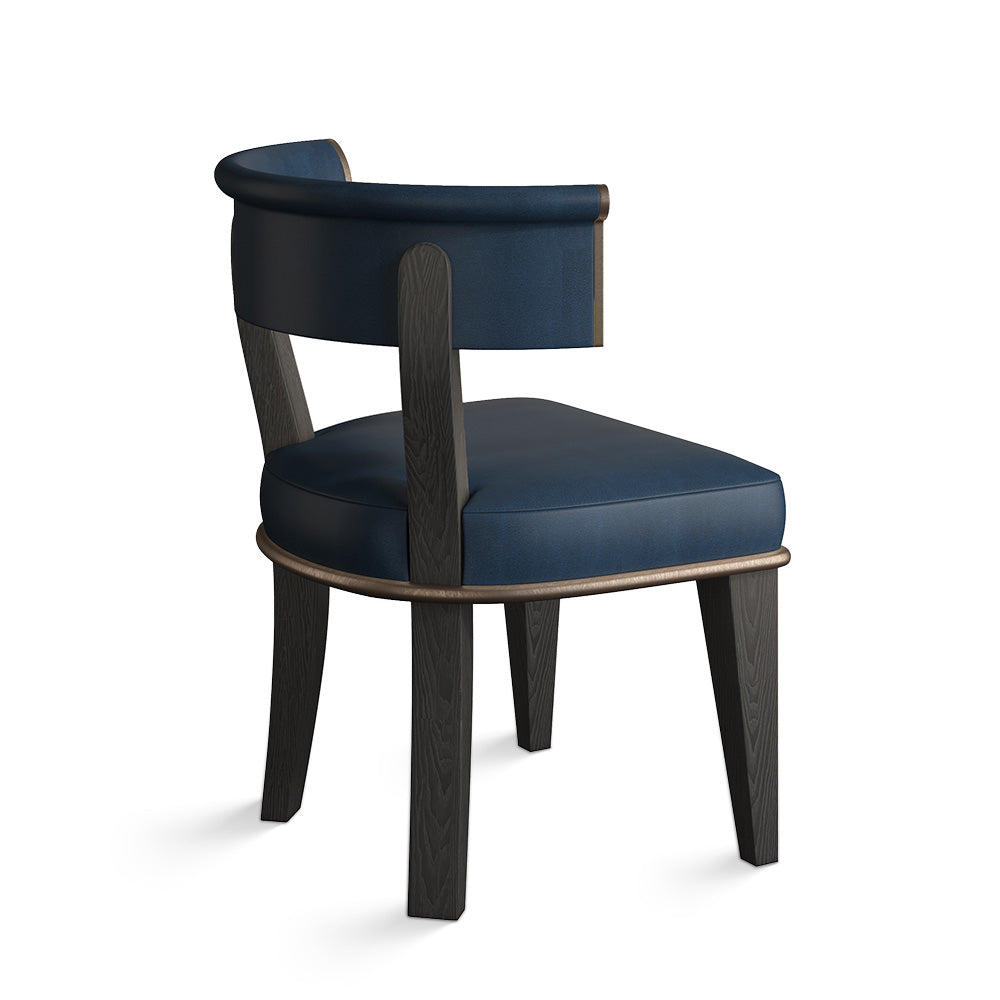 Luxury Armless Leather Dining Chairs for Luxury Villas/Living Room/Bedroom at dilisehome.com
