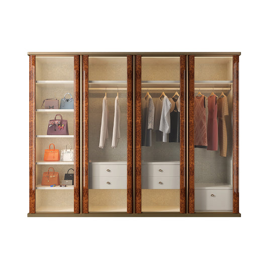 Sistema di cabina armadio flessibile di lusso per camera da letto di lusso