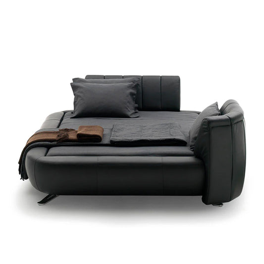 Divani di lusso costosi personalizzati in blu con materiali di prima qualità