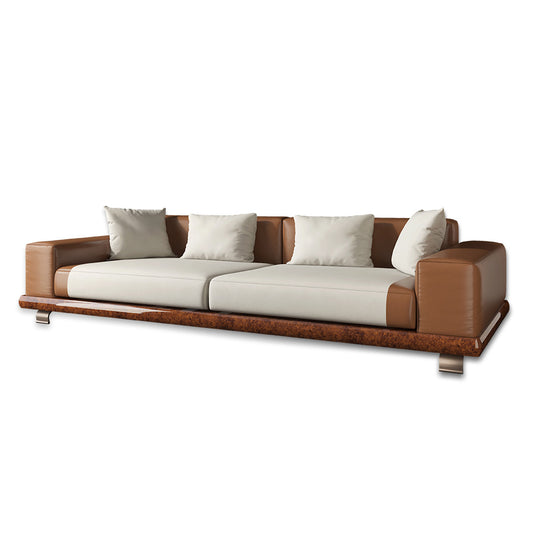 Divani di lusso costosi personalizzati in blu con materiali di prima qualità