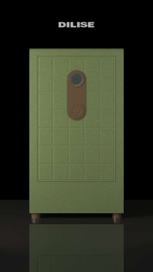 Custom Luxury Bespoke Watch & Jewellery Safe Green Color for Private Residences