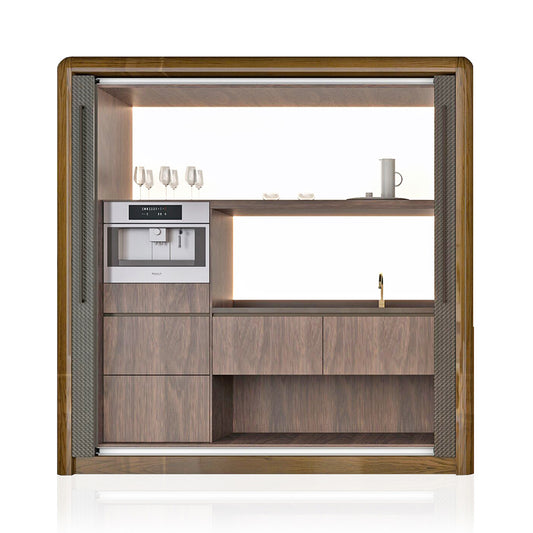 Cucina minimalista moderna di lusso personalizzata DL11 Mobili da cucina di alta gamma con materiali di prima qualità