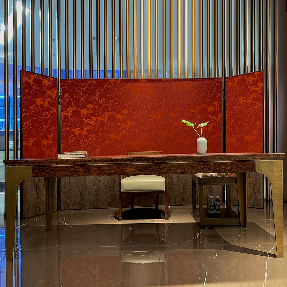 High-End Foldable Decorative Screen Luxury Custom Room Divider for Home Spaces at dilisehome.com