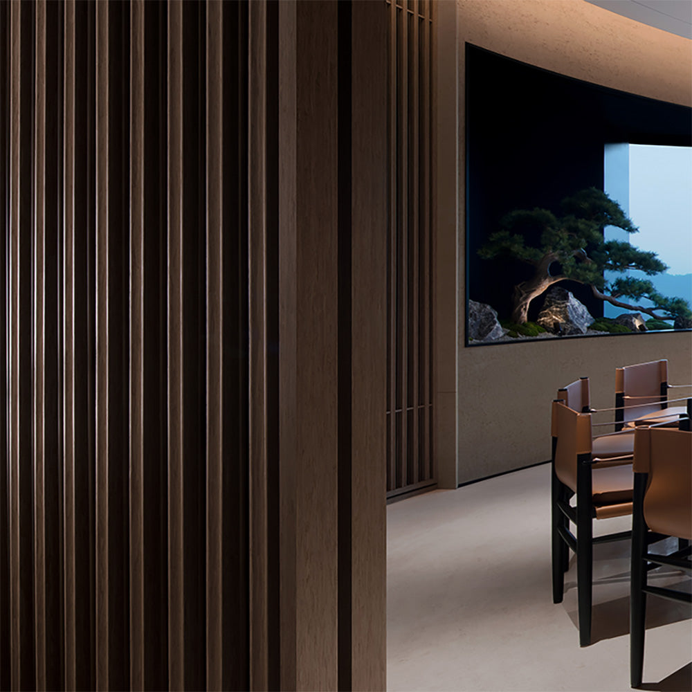 Luxury Custom Grille Arc Electric Decorative Screen Door for Hotel DDW 14 at dilisehome.com
