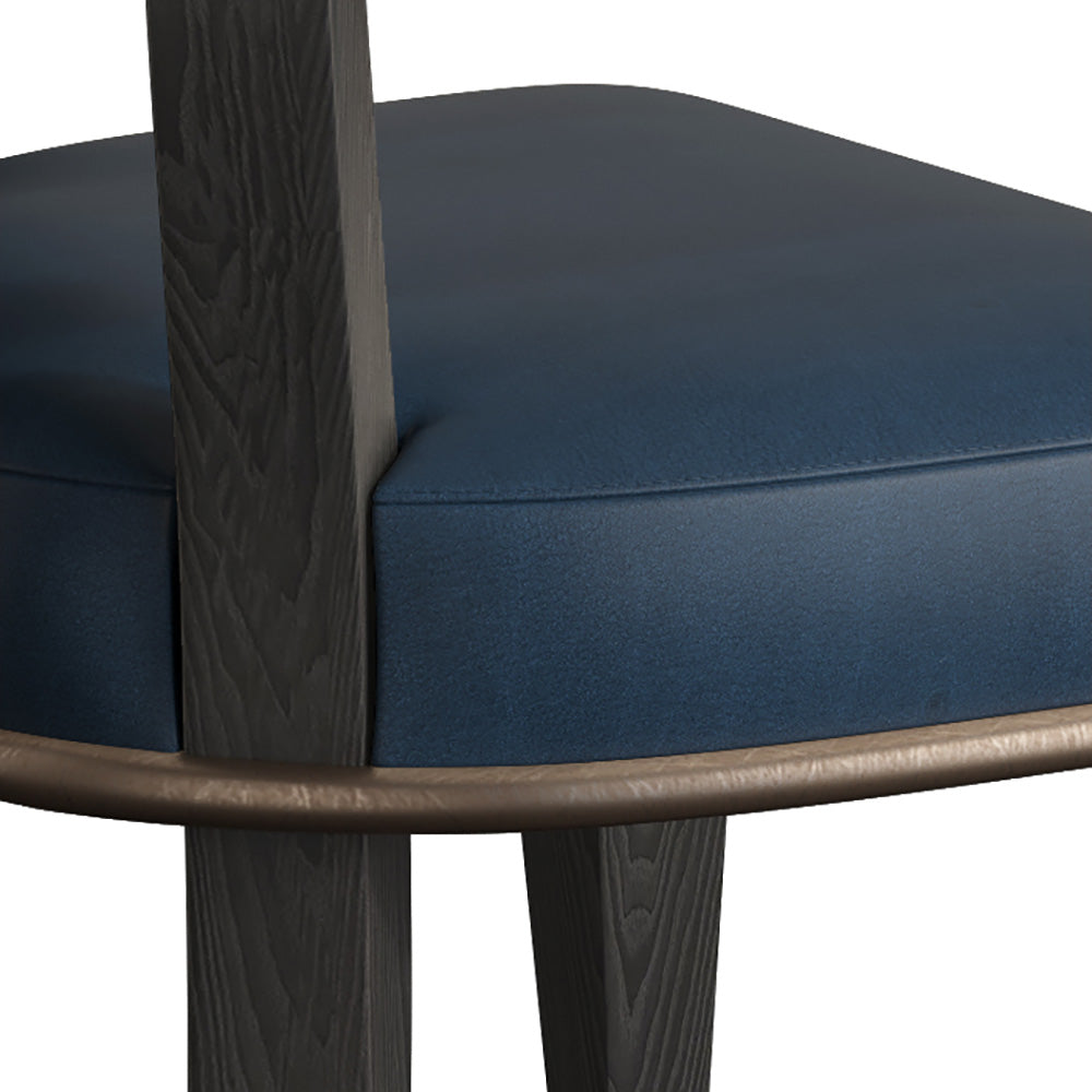 Luxury Armless Leather Dining Chairs for Luxury Villas/Living Room/Bedroom at dilisehome.com