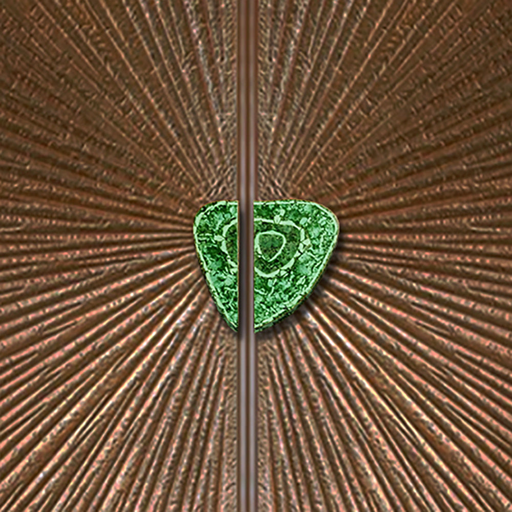 Luxury Custom Armored Brass Entrance Door Design for Private Residence at dilisehome.com