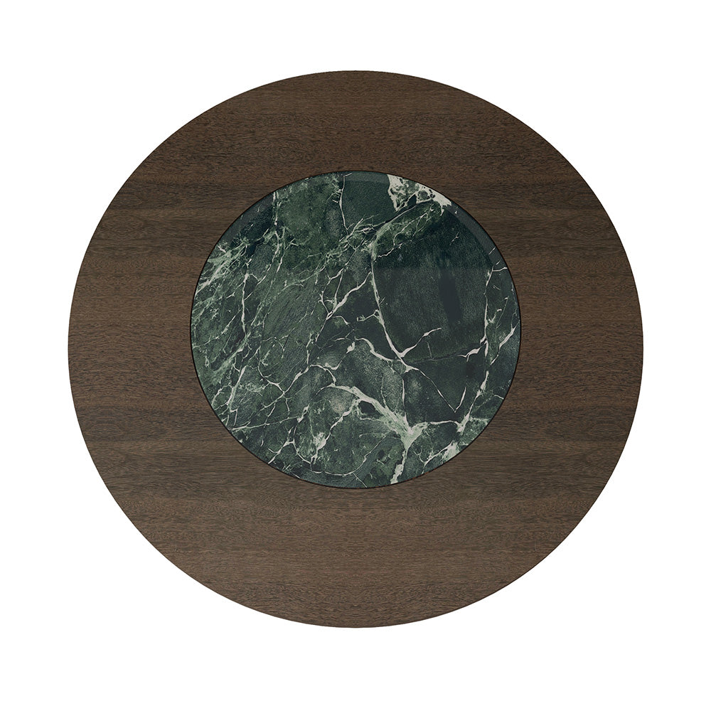 Luxury Rotating Round Dining Table With A Built-in Lazy Susan Turntable at dilisehome.com