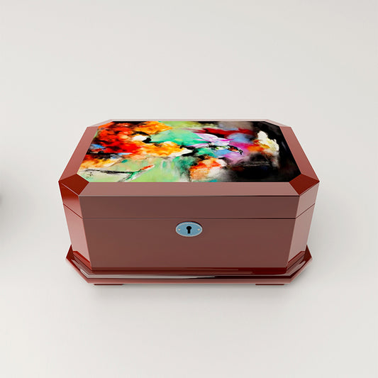 Custom Wooden Makeup Box Luxury Style with Premium Handmade