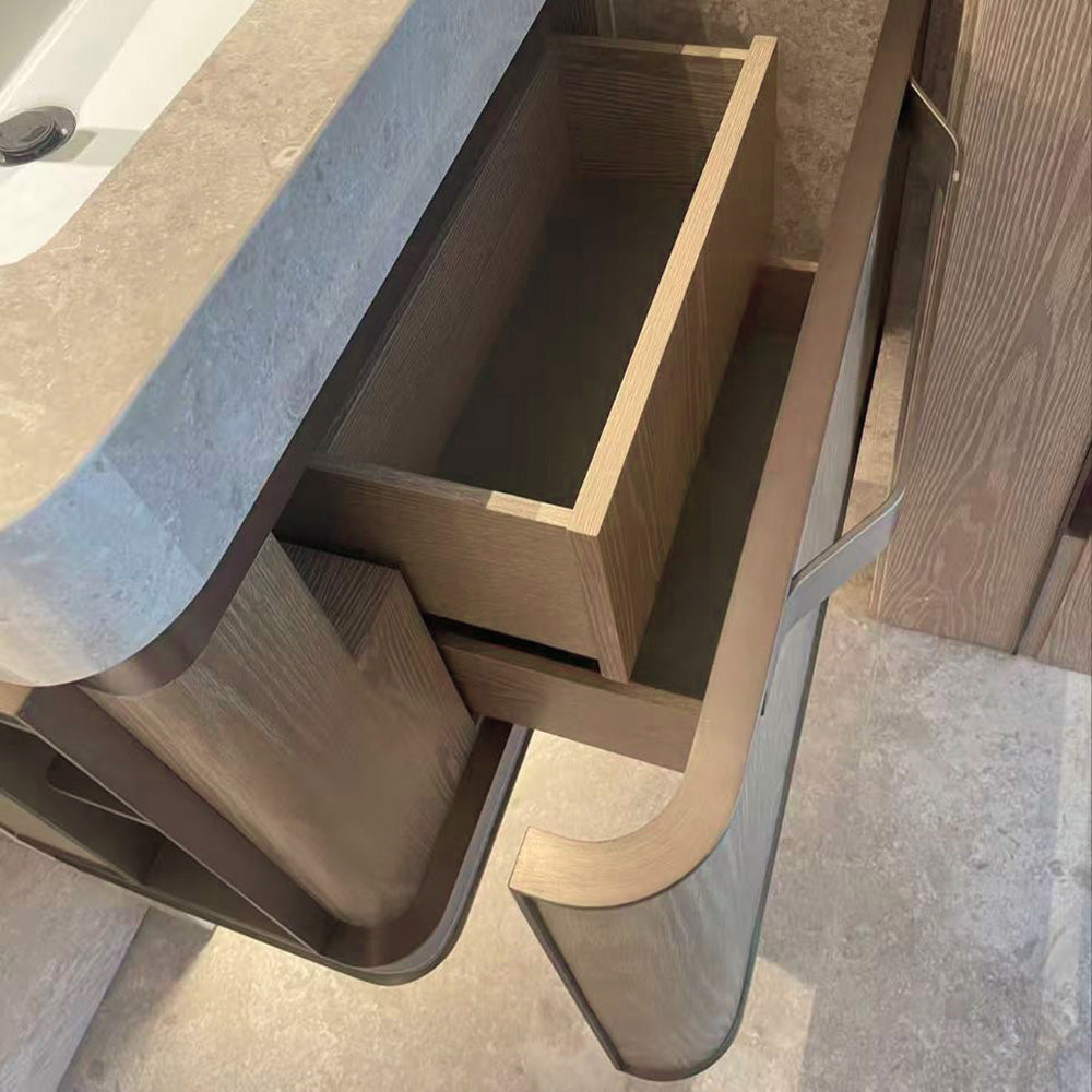 Luxury Bespoke Small Bathroom Cabinets & Custom Vanities DA08 for Hotel, Private Residences at dilisehome.com