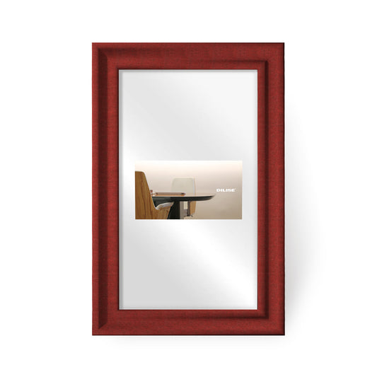 Luxury Custom Decorative Mirror with Smart Integrated Display System – Classical Design for High-End Spaces at dilisehome.com