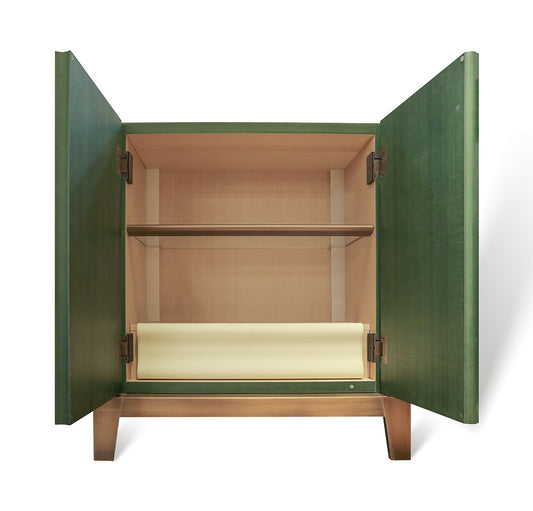 Mobile contenitore di lusso rosso con ante per soggiorno/camera da letto