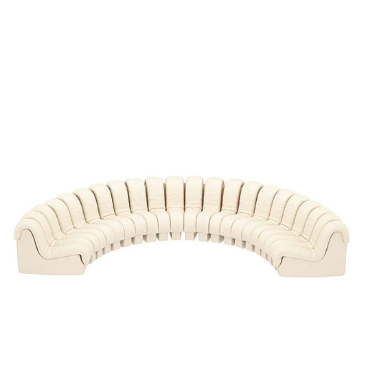 Divani di lusso costosi personalizzati in blu con materiali di prima qualità